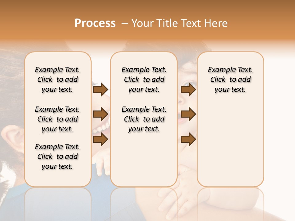 Caucasian Looking Space PowerPoint Template