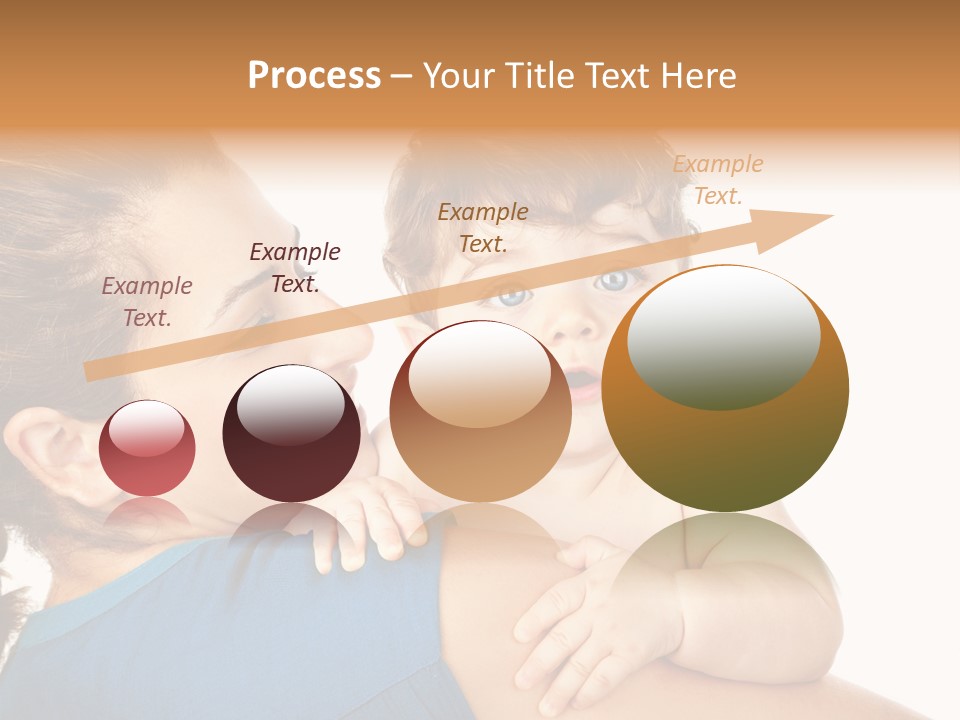 Caucasian Looking Space PowerPoint Template