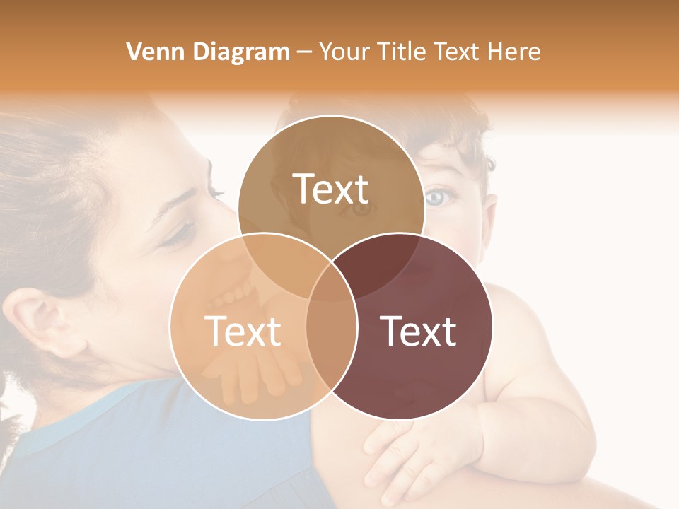 Caucasian Looking Space PowerPoint Template