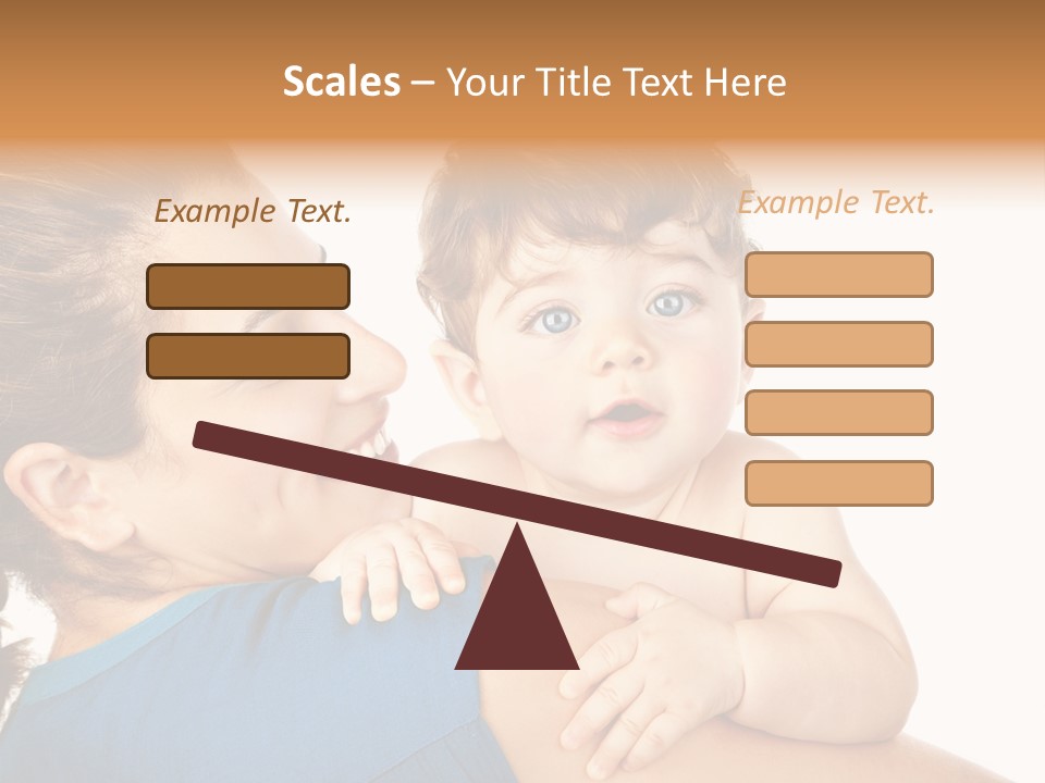 Caucasian Looking Space PowerPoint Template