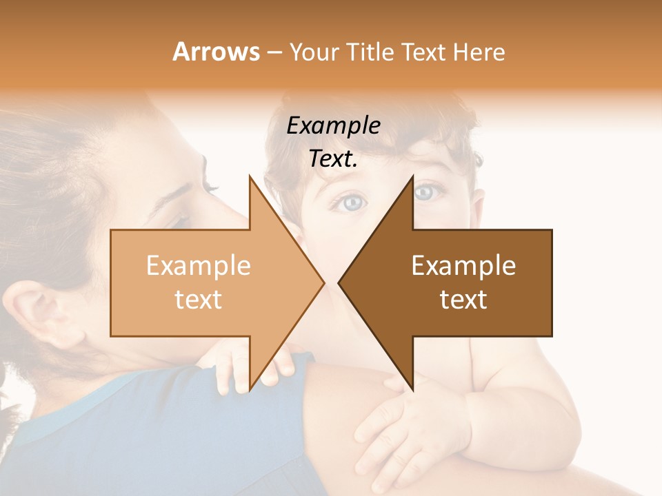 Caucasian Looking Space PowerPoint Template