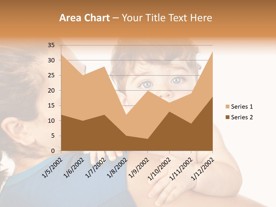 Caucasian Looking Space PowerPoint Template