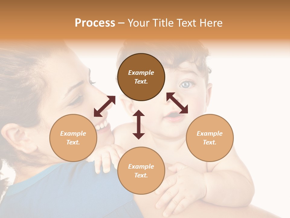 Caucasian Looking Space PowerPoint Template