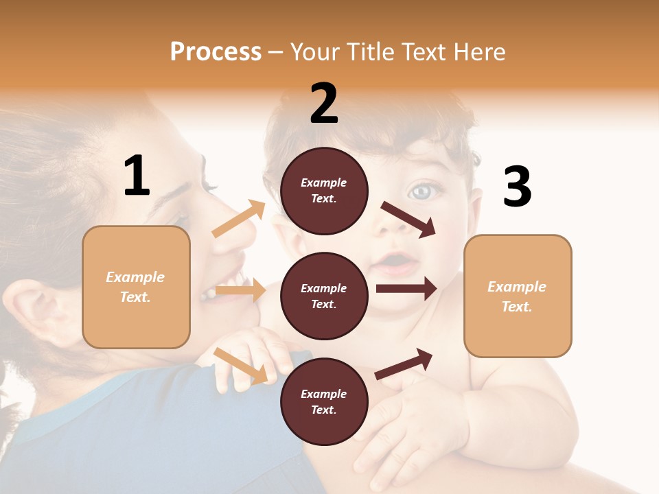 Caucasian Looking Space PowerPoint Template