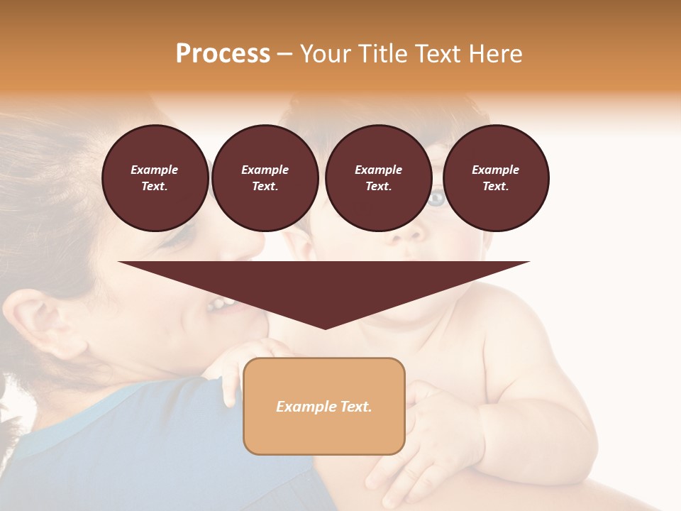 Caucasian Looking Space PowerPoint Template