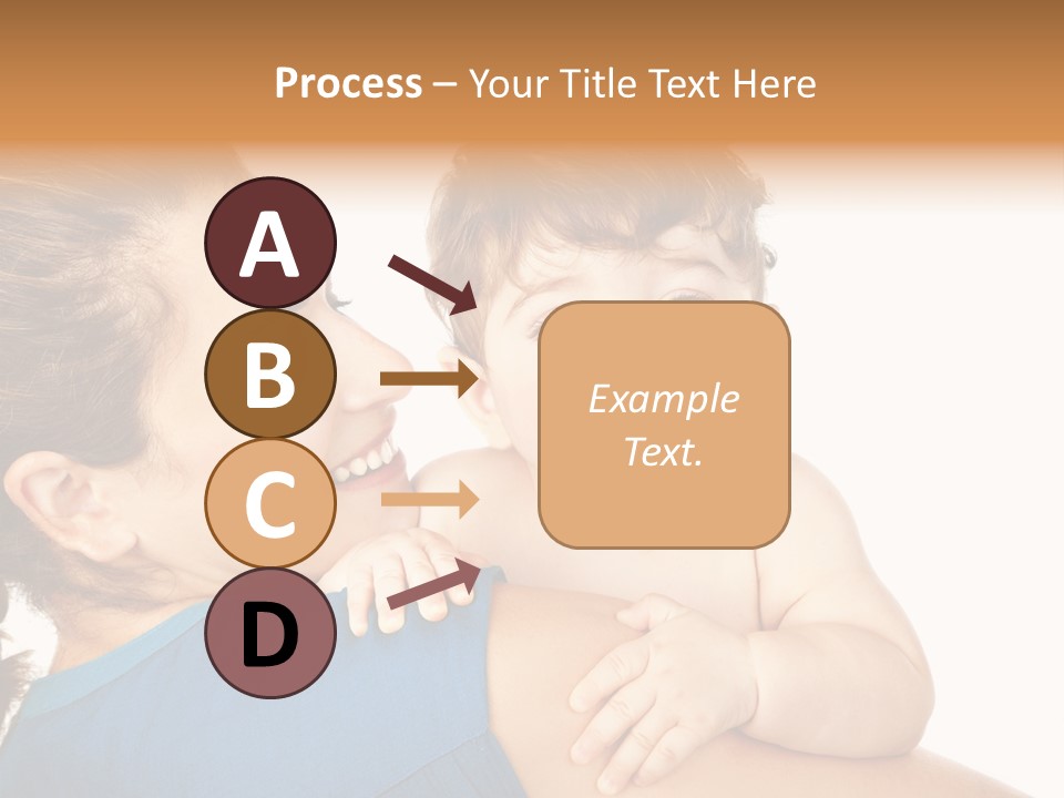 Caucasian Looking Space PowerPoint Template