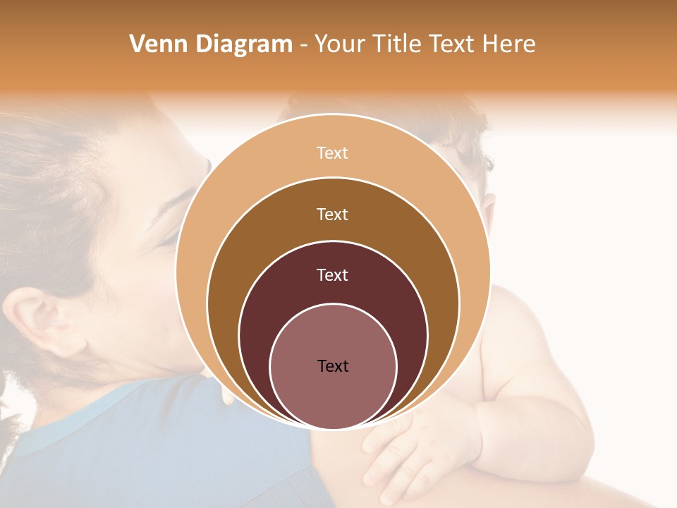 Caucasian Looking Space PowerPoint Template