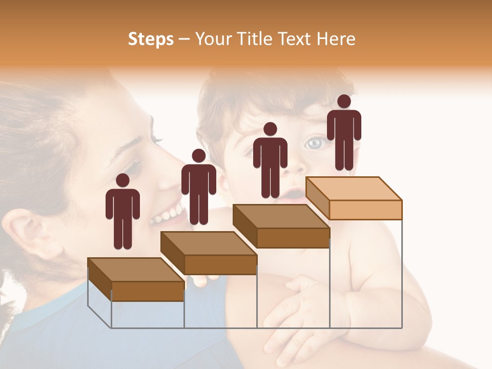 Caucasian Looking Space PowerPoint Template