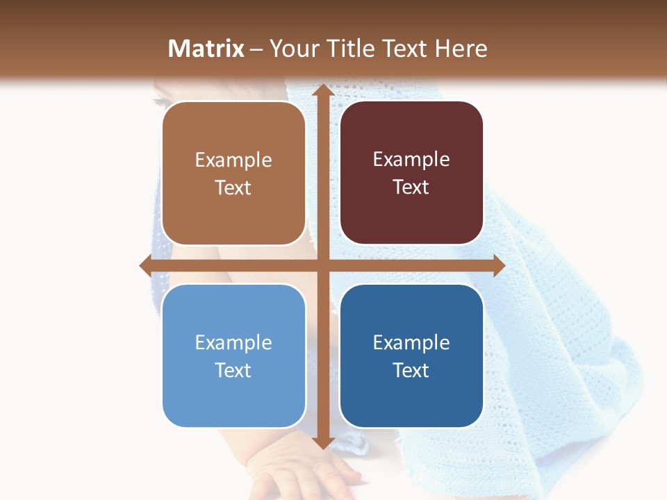 Sitting Child Girl PowerPoint Template