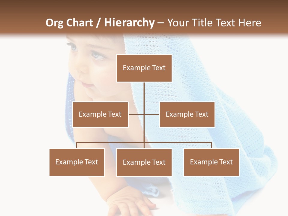 Sitting Child Girl PowerPoint Template