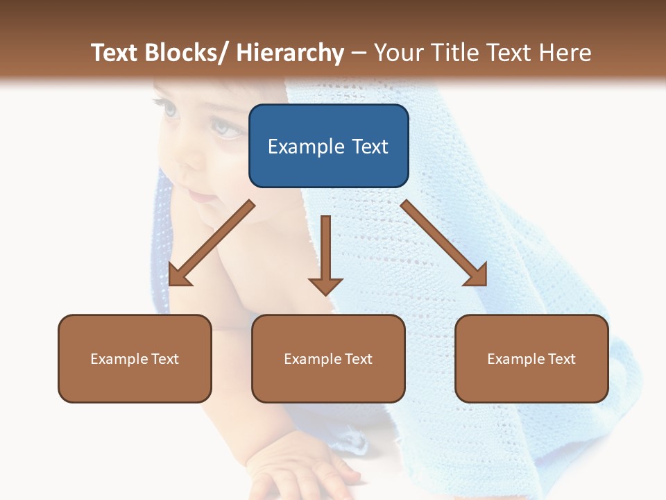 Sitting Child Girl PowerPoint Template