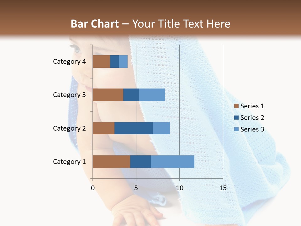 Sitting Child Girl PowerPoint Template