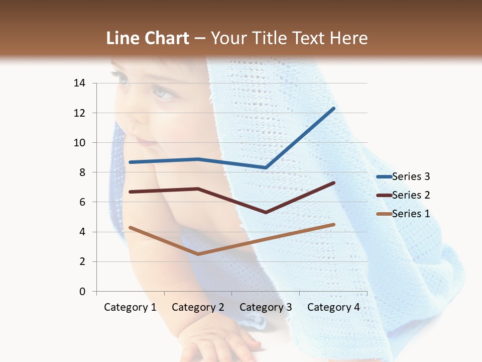 Sitting Child Girl PowerPoint Template