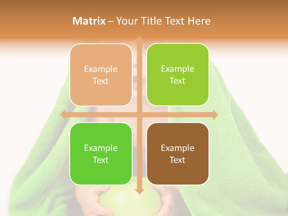 Happy Apple Male PowerPoint Template