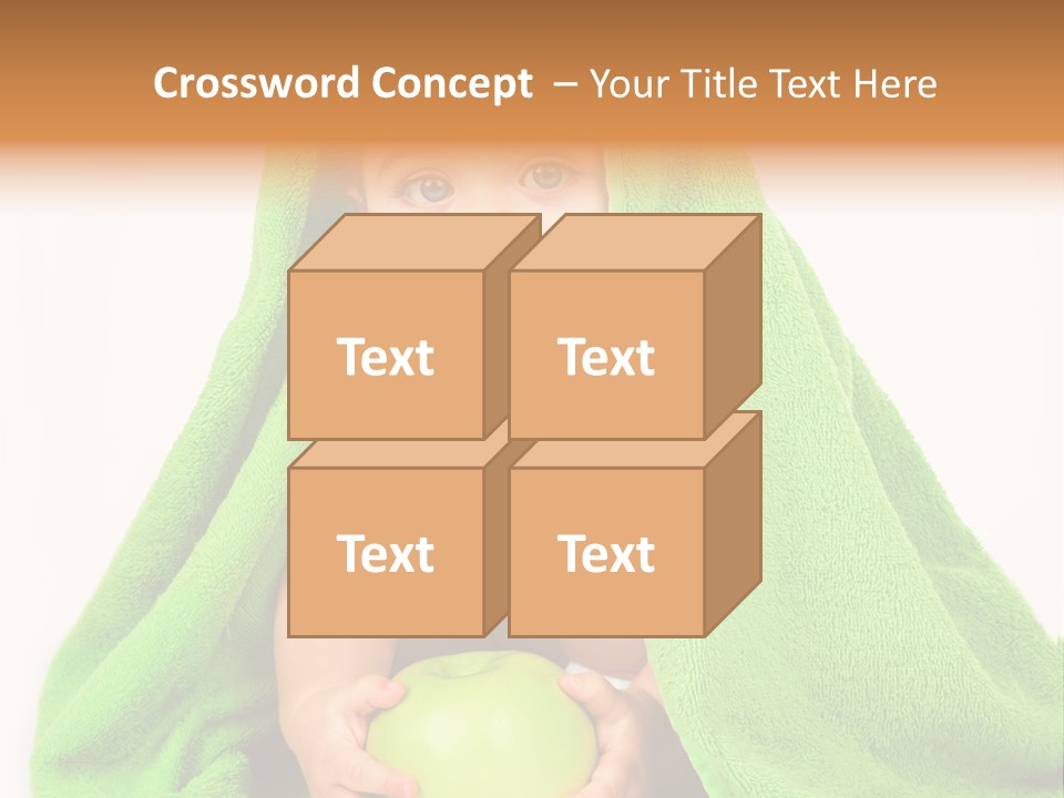 Happy Apple Male PowerPoint Template