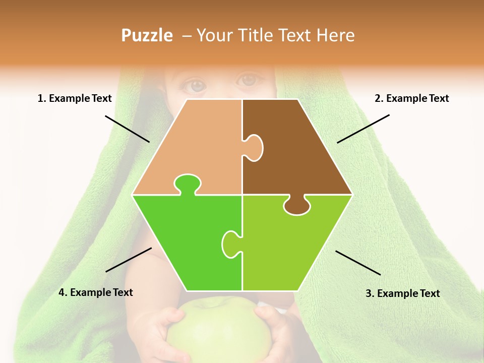 Happy Apple Male PowerPoint Template