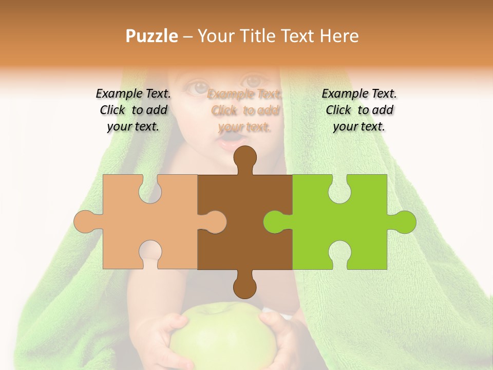 Happy Apple Male PowerPoint Template