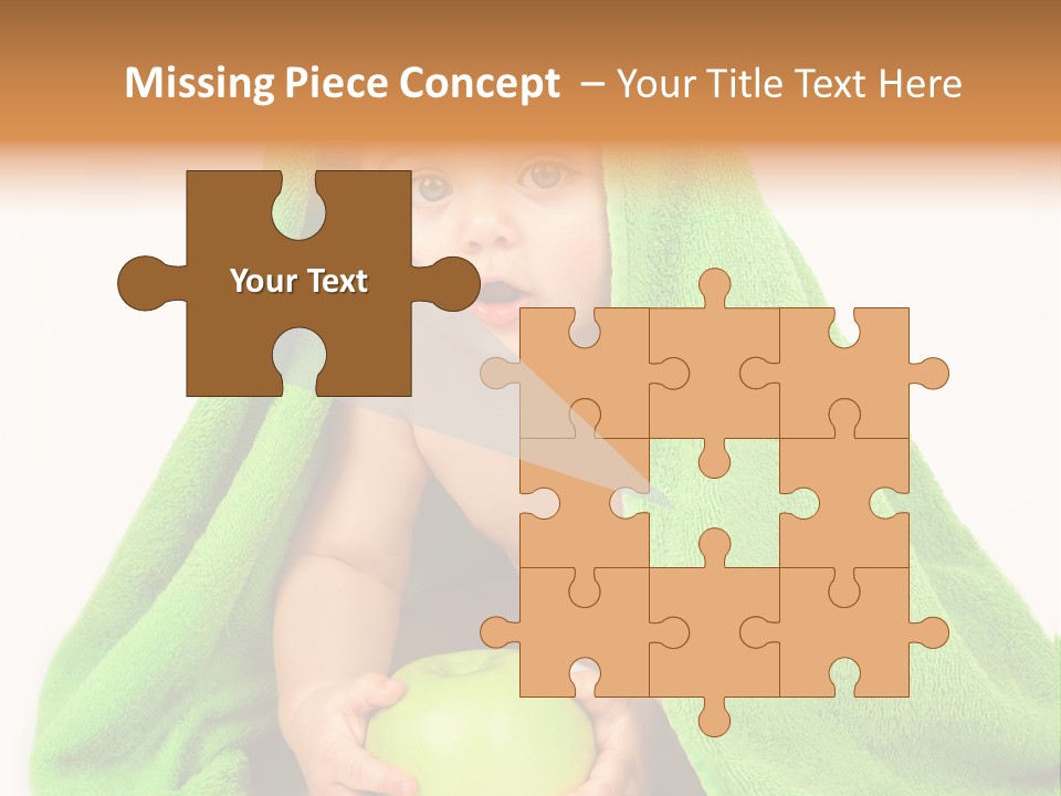 Happy Apple Male PowerPoint Template