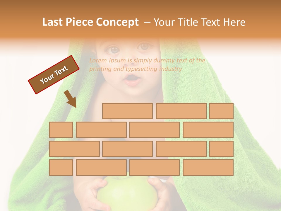 Happy Apple Male PowerPoint Template