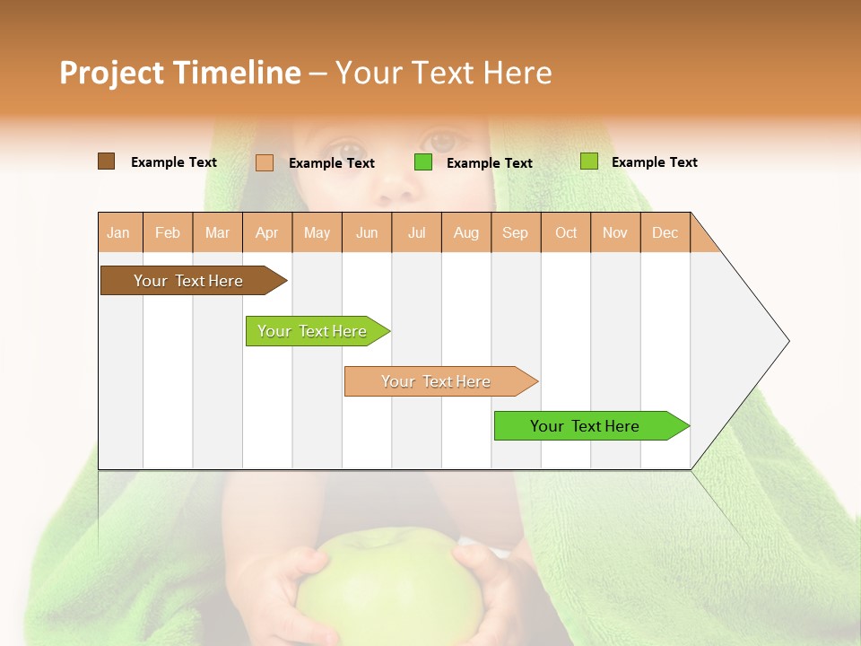 Happy Apple Male PowerPoint Template