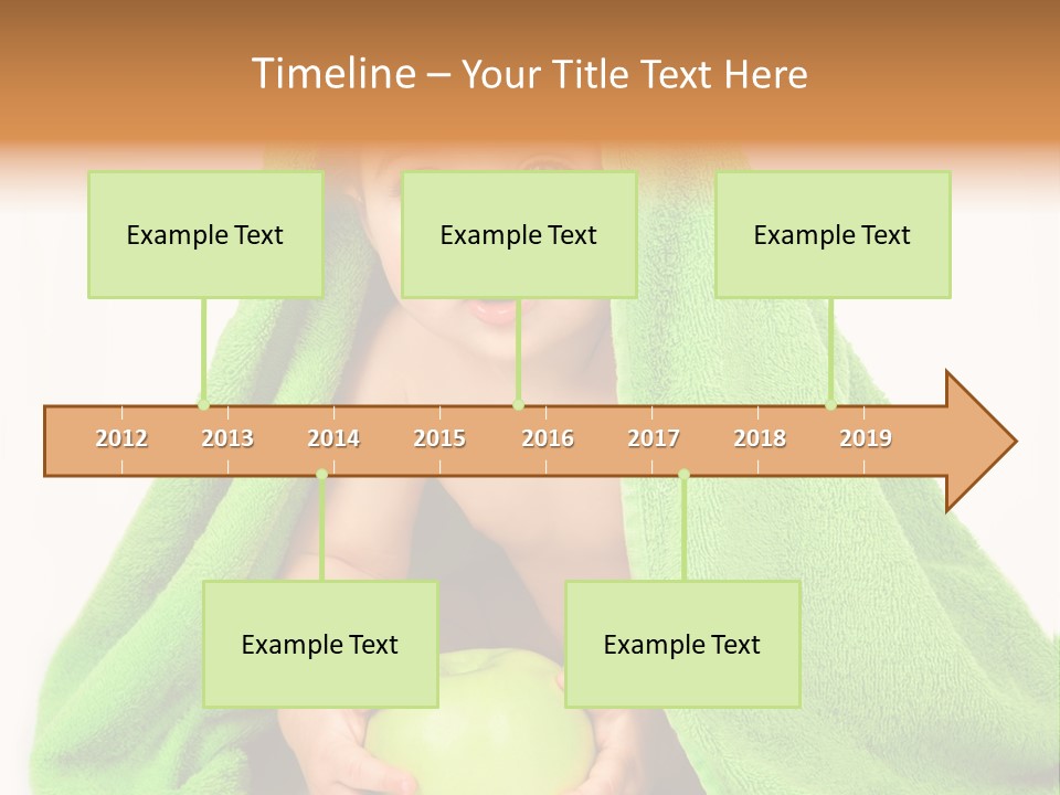 Happy Apple Male PowerPoint Template