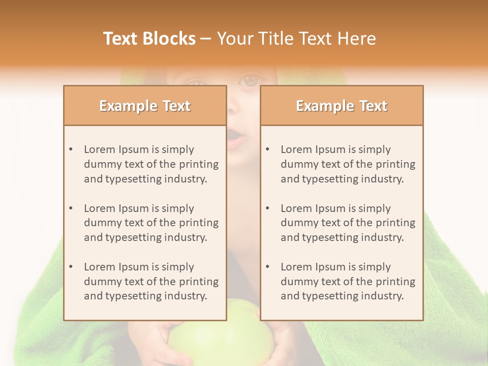 Happy Apple Male PowerPoint Template