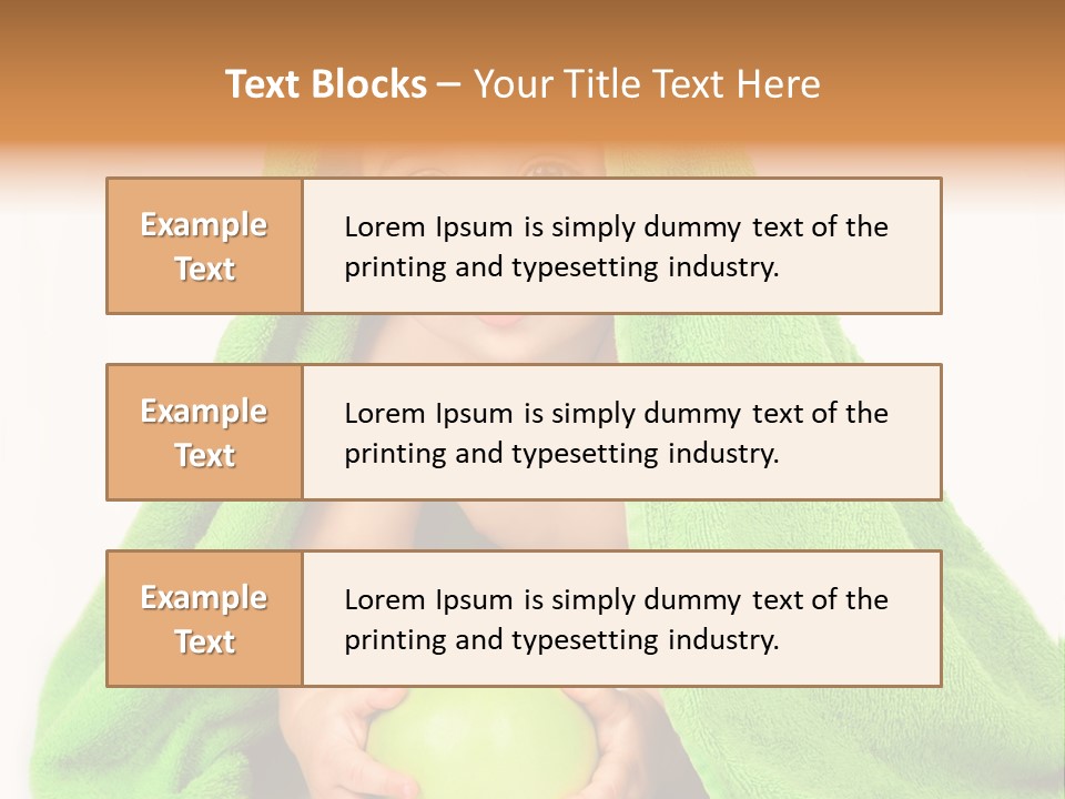 Happy Apple Male PowerPoint Template