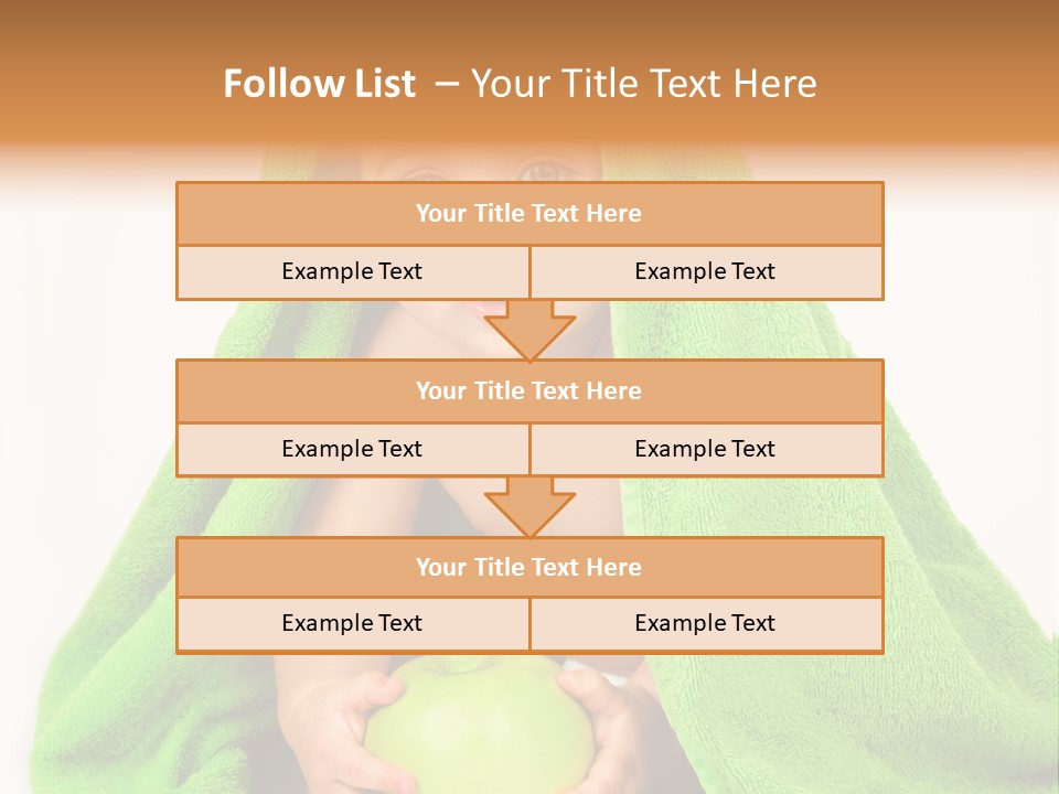 Happy Apple Male PowerPoint Template