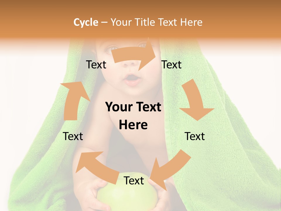 Happy Apple Male PowerPoint Template