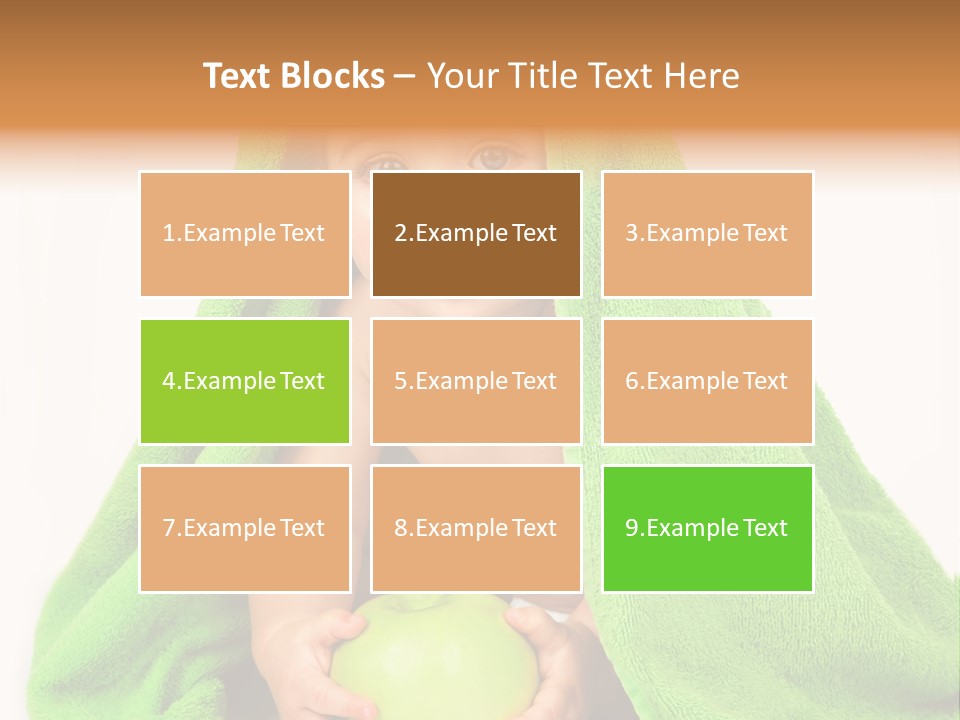 Happy Apple Male PowerPoint Template