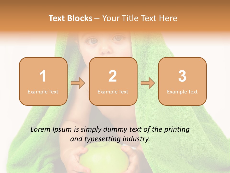 Happy Apple Male PowerPoint Template