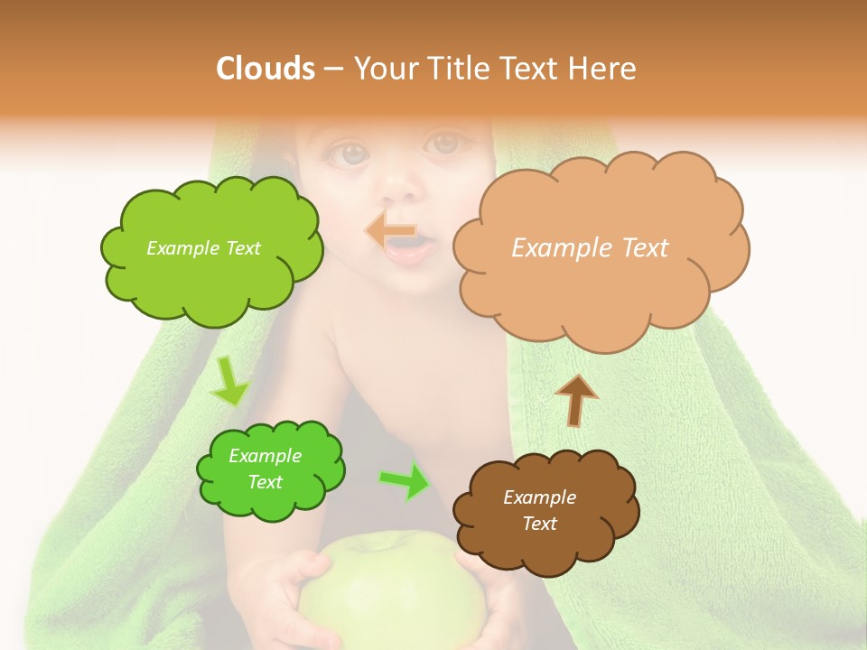 Happy Apple Male PowerPoint Template