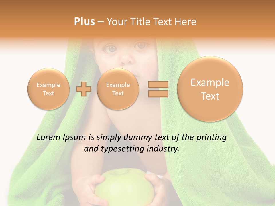 Happy Apple Male PowerPoint Template