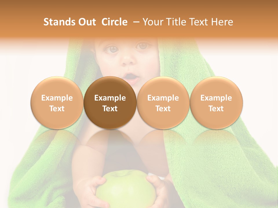 Happy Apple Male PowerPoint Template