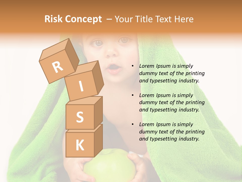 Happy Apple Male PowerPoint Template