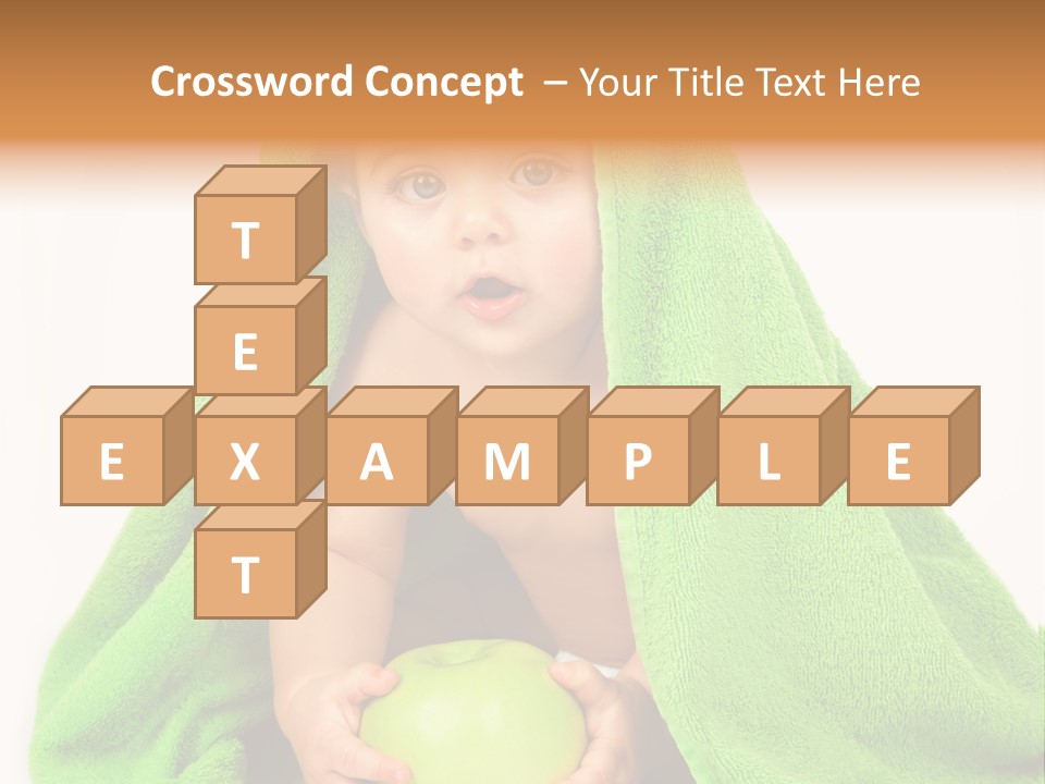 Happy Apple Male PowerPoint Template