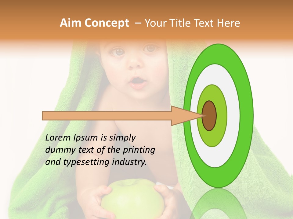 Happy Apple Male PowerPoint Template