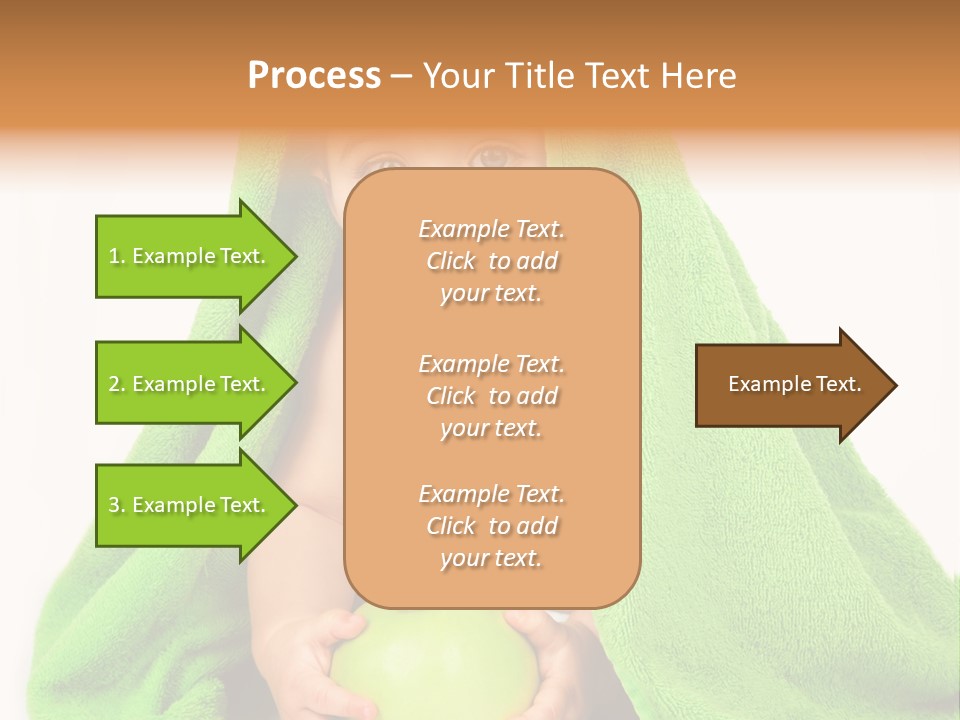 Happy Apple Male PowerPoint Template