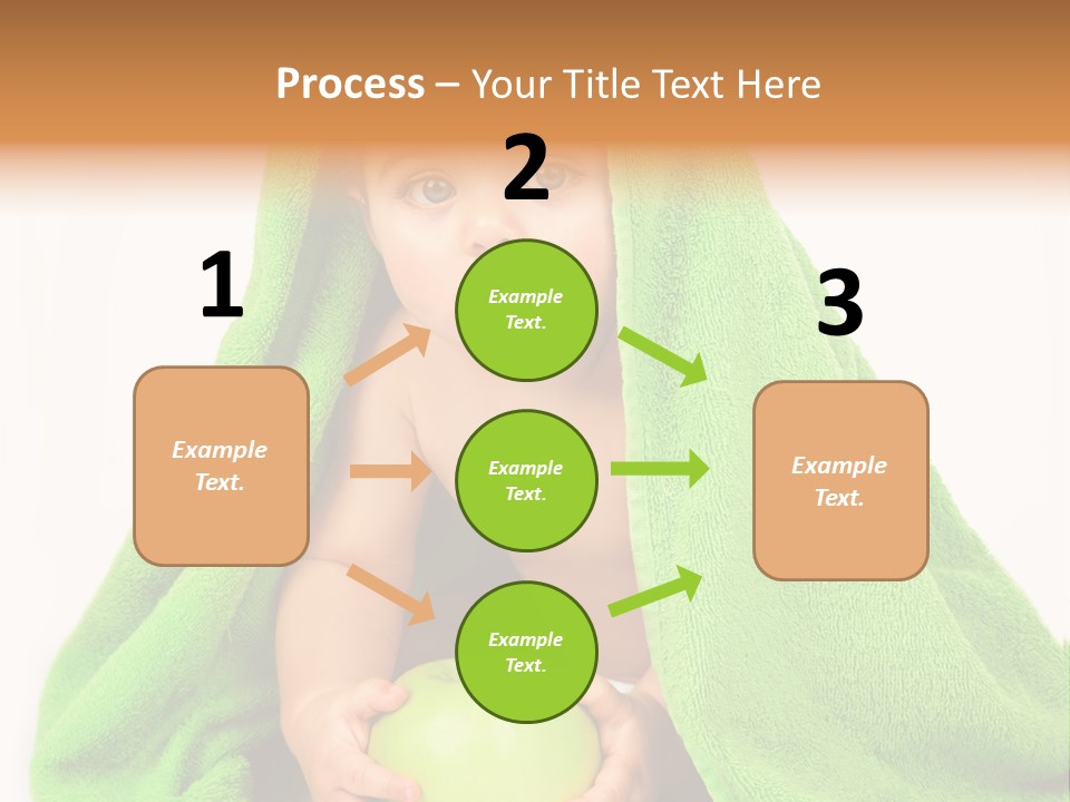 Happy Apple Male PowerPoint Template