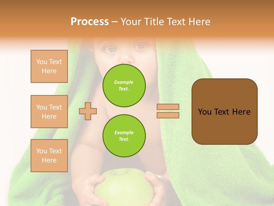 Happy Apple Male PowerPoint Template