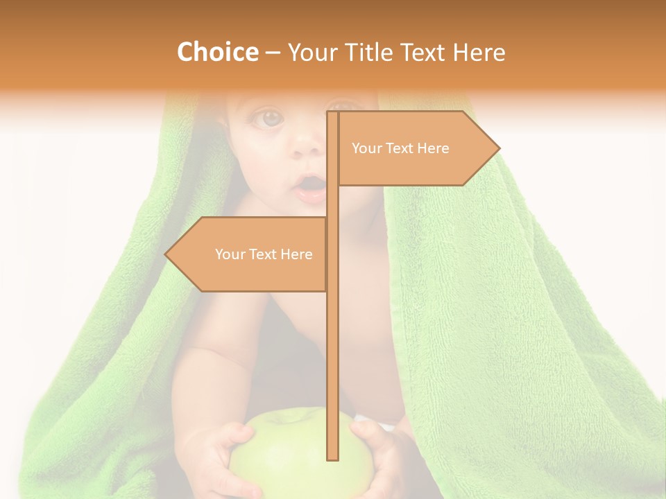 Happy Apple Male PowerPoint Template