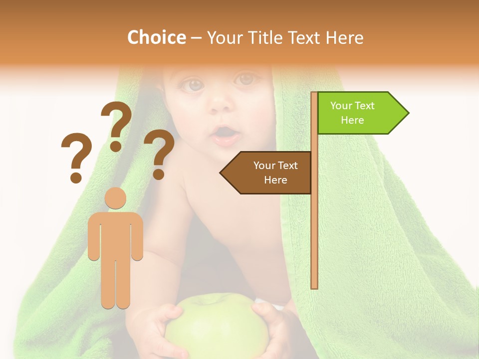 Happy Apple Male PowerPoint Template