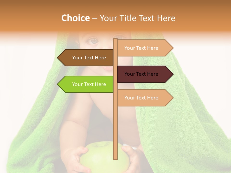 Happy Apple Male PowerPoint Template