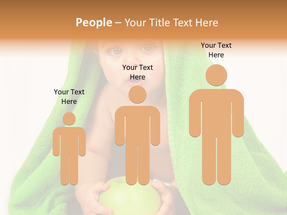 Happy Apple Male PowerPoint Template