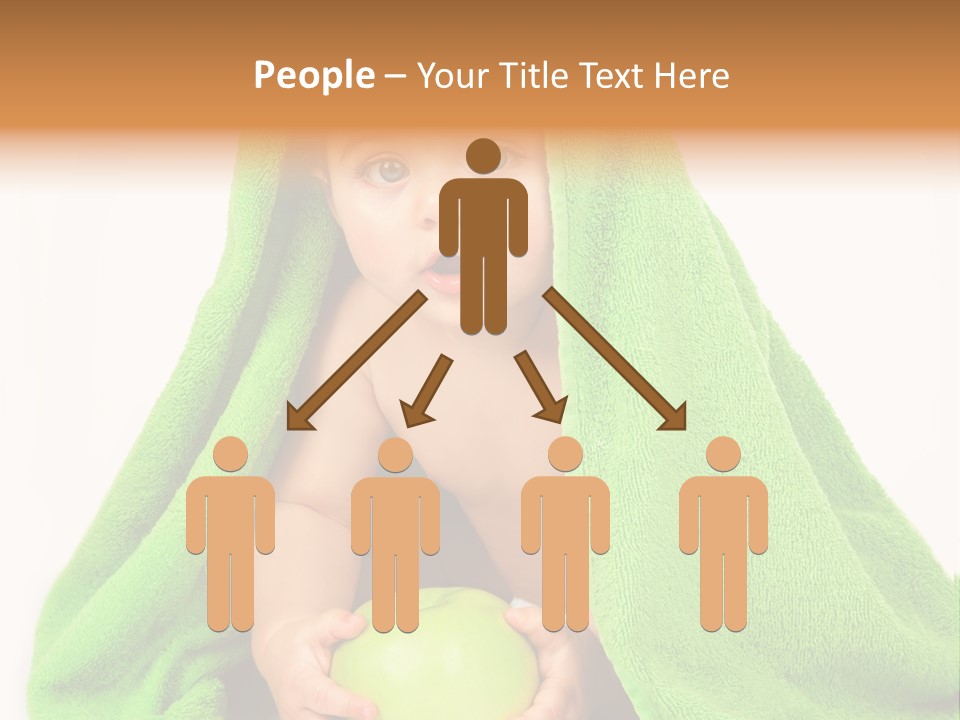 Happy Apple Male PowerPoint Template