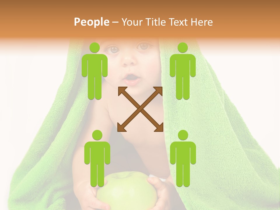 Happy Apple Male PowerPoint Template