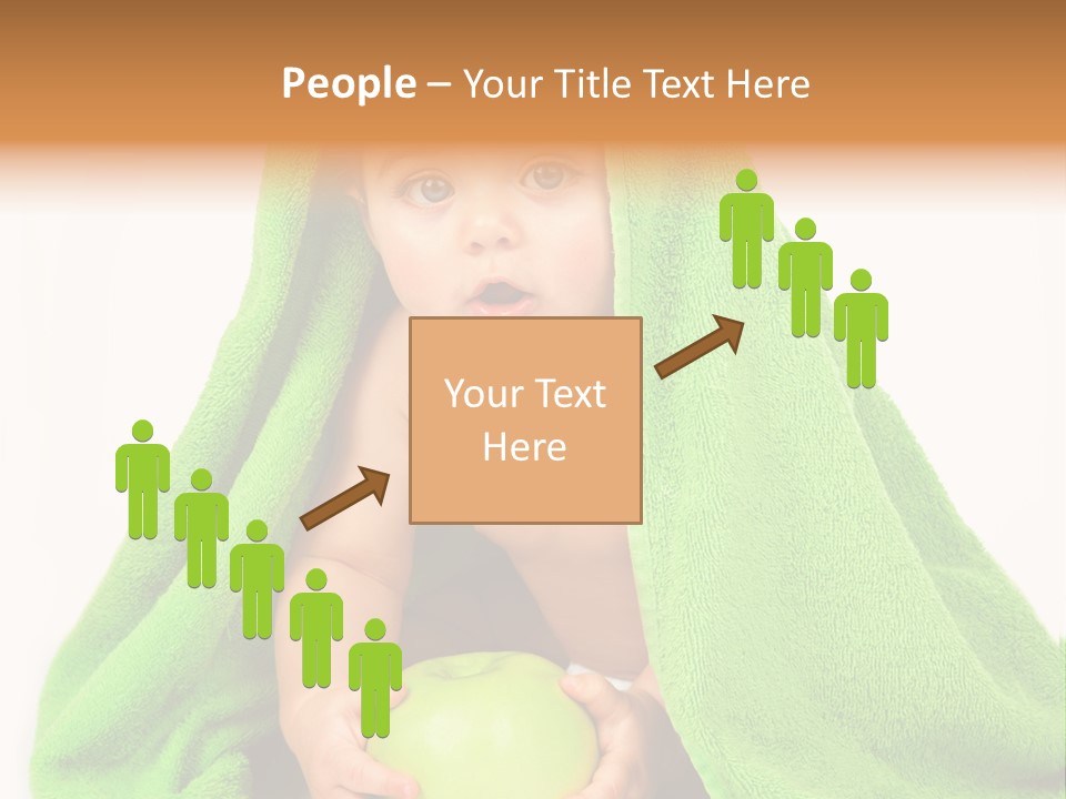 Happy Apple Male PowerPoint Template