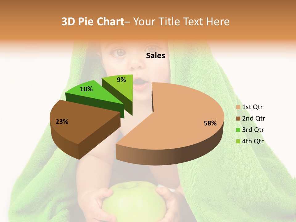 Happy Apple Male PowerPoint Template