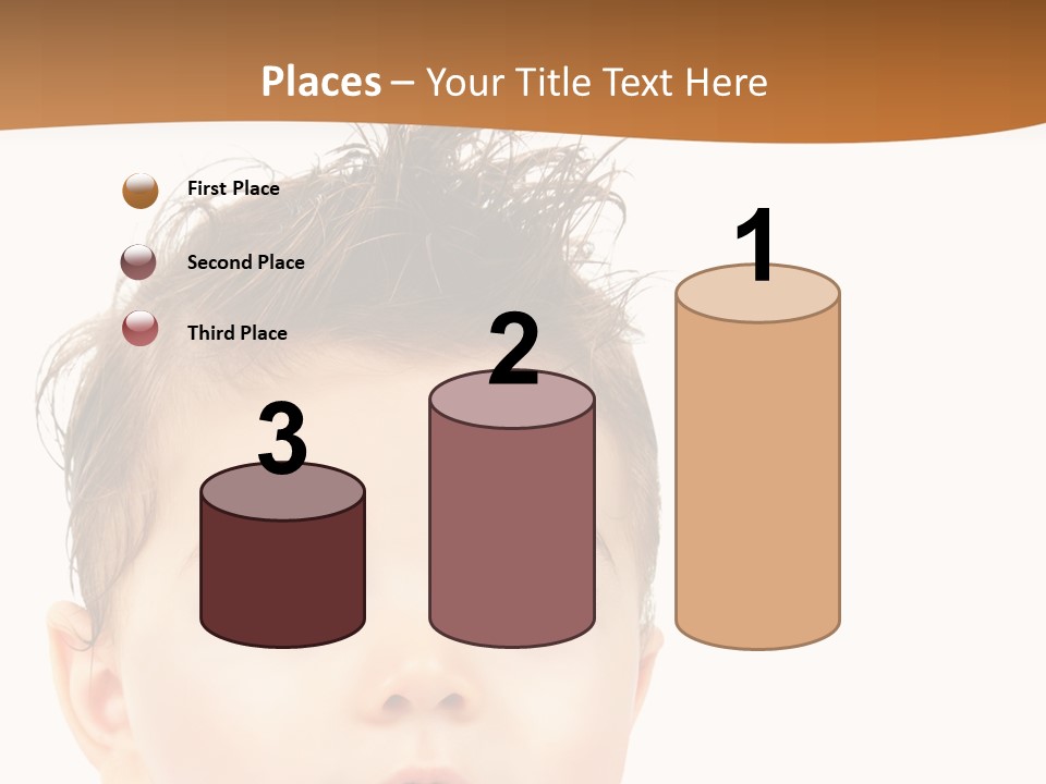 Expression Boy Beautiful PowerPoint Template