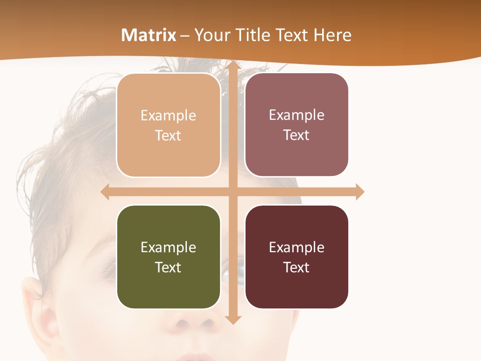 Expression Boy Beautiful PowerPoint Template